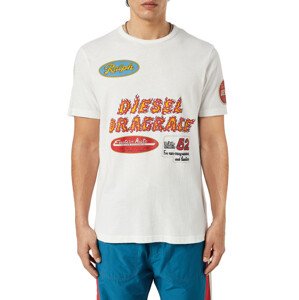 Tričko diesel t-just-c3 t-shirt šedá xl