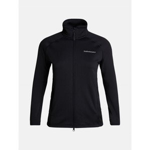 Mikina peak performance w chill light zip jacket černá xs