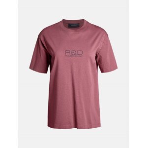 Tričko peak performance w r&d scale print t-shirt růžová l
