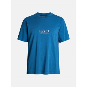 Tričko peak performance m r&d scale print t-shirt modrá l