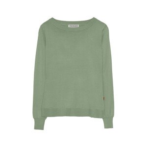 Svetr trussardi sweater boat neck viscose stretch zelená xl