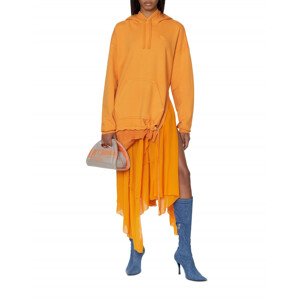 Šaty diesel d-rollier-ton dress oranžová s