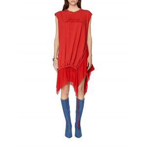 Šaty diesel d-rollette dress červená xs
