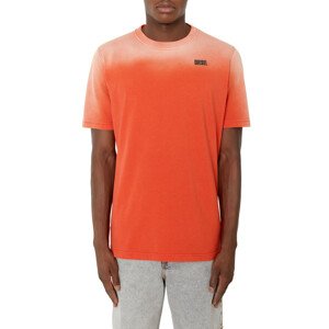 Tričko diesel t-just-e20 t-shirt oranžová s