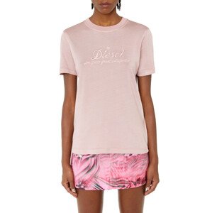 Tričko diesel t-reg-e3 t-shirt růžová s