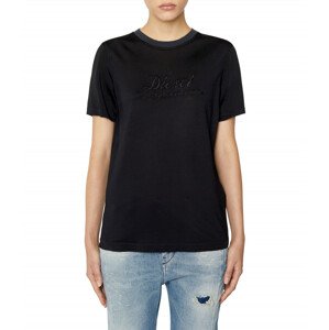 Tričko diesel t-reg-e3 t-shirt černá xs