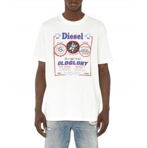 Tričko diesel t-just-e36 t-shirt bílá xl