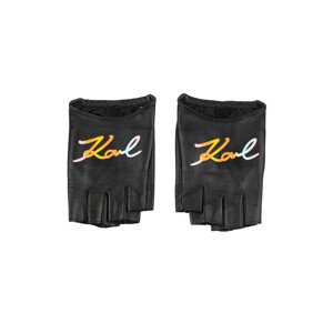 Rukavice karl lagerfeld k/signature multi print glove černá l