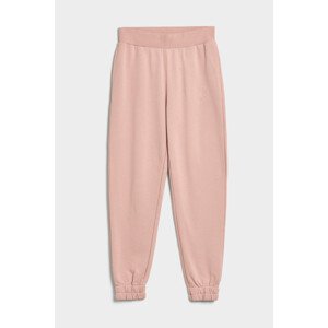 Tepláky trussardi trousers jogging cotton fleece růžová l
