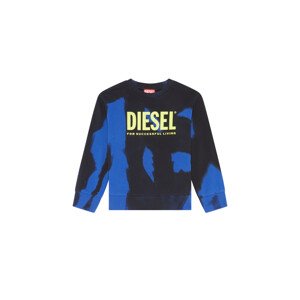 Mikina diesel smart over sweat-shirt modrá 10y