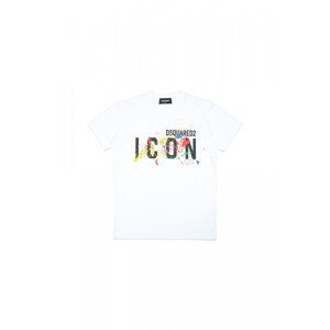 Tričko dsquared2 cool fit-icon t-shirt bílá 8y