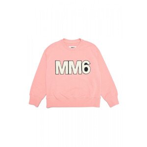 Mikina mm6 sweat-shirt růžová 10y