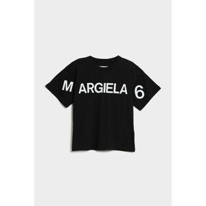 Tričko mm6 t-shirt černá 12y