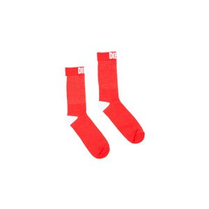 Ponožky diesel skm-ray socks červená s
