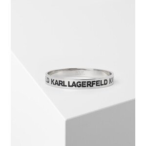 Náramek karl lagerfeld k/essential logo bracelet černá m