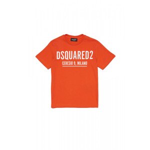 Tričko dsquared  relax t-shirt červená 16y
