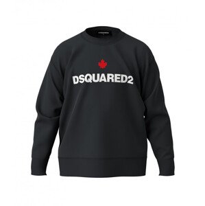Mikina dsquared  slouch fit sweaters černá 6y