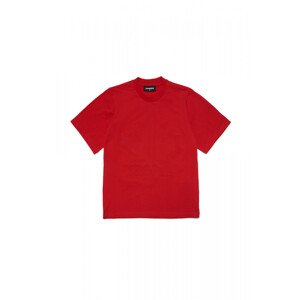 Tričko dsquared  slouch fit t-shirt červená 10y