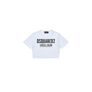 Tričko dsquared  t-shirt bílá 12y