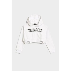 Mikina dsquared  over sweat-shirt bílá 12y