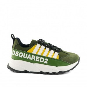 Tenisky dsquared2 run sneakers maxi logo print zelená 33