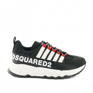 Tenisky dsquared2 run sneakers maxi logo print černá 34