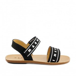 Sandále marni logo tape sandals černá 32