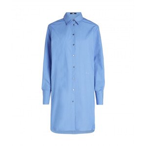 Košile karl lagerfeld signature tunic shirt modrá 42