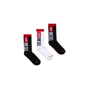 Ponožky 3-pack diesel skm-ray-threepack socks černá s