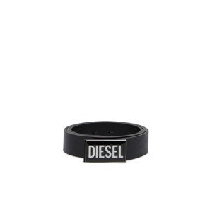 Opasek diesel diesel logo b-glossy belt černá 90