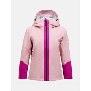 Bunda peak performance w rider ski jacket růžová s