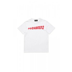 Tričko dsquared  d2t946u relax maglietta bílá 14y