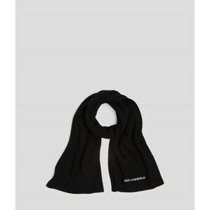 Šála karl lagerfeld k/essential logo scarf černá none