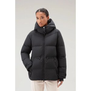 Bunda woolrich matt stretch puffer jacket černá xs