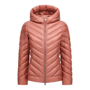 Bunda woolrich chevron quilted hooded jacket růžová s