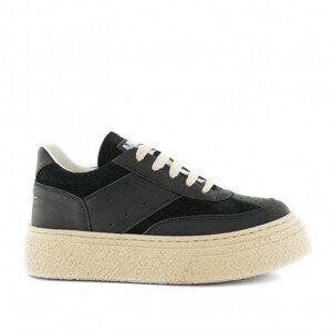 Tenisky mm6 6 court platform low top sneakers lace up černá 35