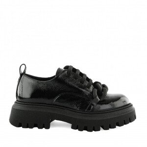 Boty no21 track sole chunky chain embellished shoes lace up černá 32