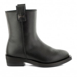 Kotníková obuv no21 leather texan boots černá 32