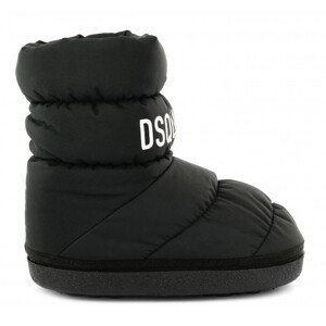 Sněhule dsquared2 logo print puffy nylon snow boots černá 39