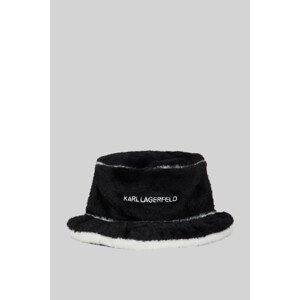Klobouk karl lagerfeld k/essential soft bucket hat černá none