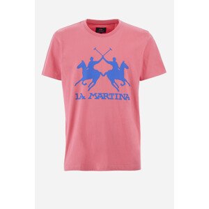 Tričko la martina man s/s t-shirt jersey růžová xxxl