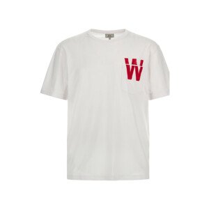 Tričko woolrich flag t-shirt bílá l