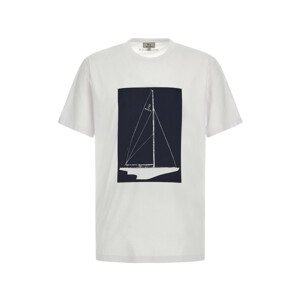 Tričko woolrich boat t-shirt bílá xl