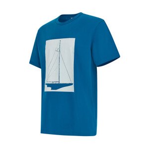 Tričko woolrich boat t-shirt modrá xl