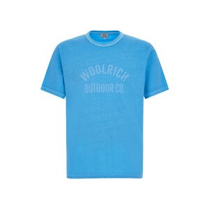 Tričko woolrich light garment dyed t-shirt modrá l