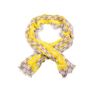 Šátek karl lagerfeld k/monogram aop scarf žlutá none
