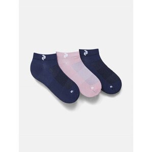 Ponožky 3-pack peak performance low sock 3-pack modrá 42/45