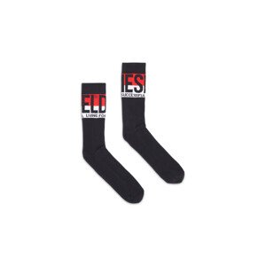 Ponožky diesel skm-ray socks černá l