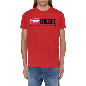 Tričko diesel t-diegor-div t-shirt červená xxxl