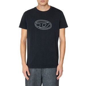Tričko diesel t-diegor-e9 t-shirt černá xxxl